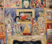 James Ensor Interior with Three Portraits oil painting artist